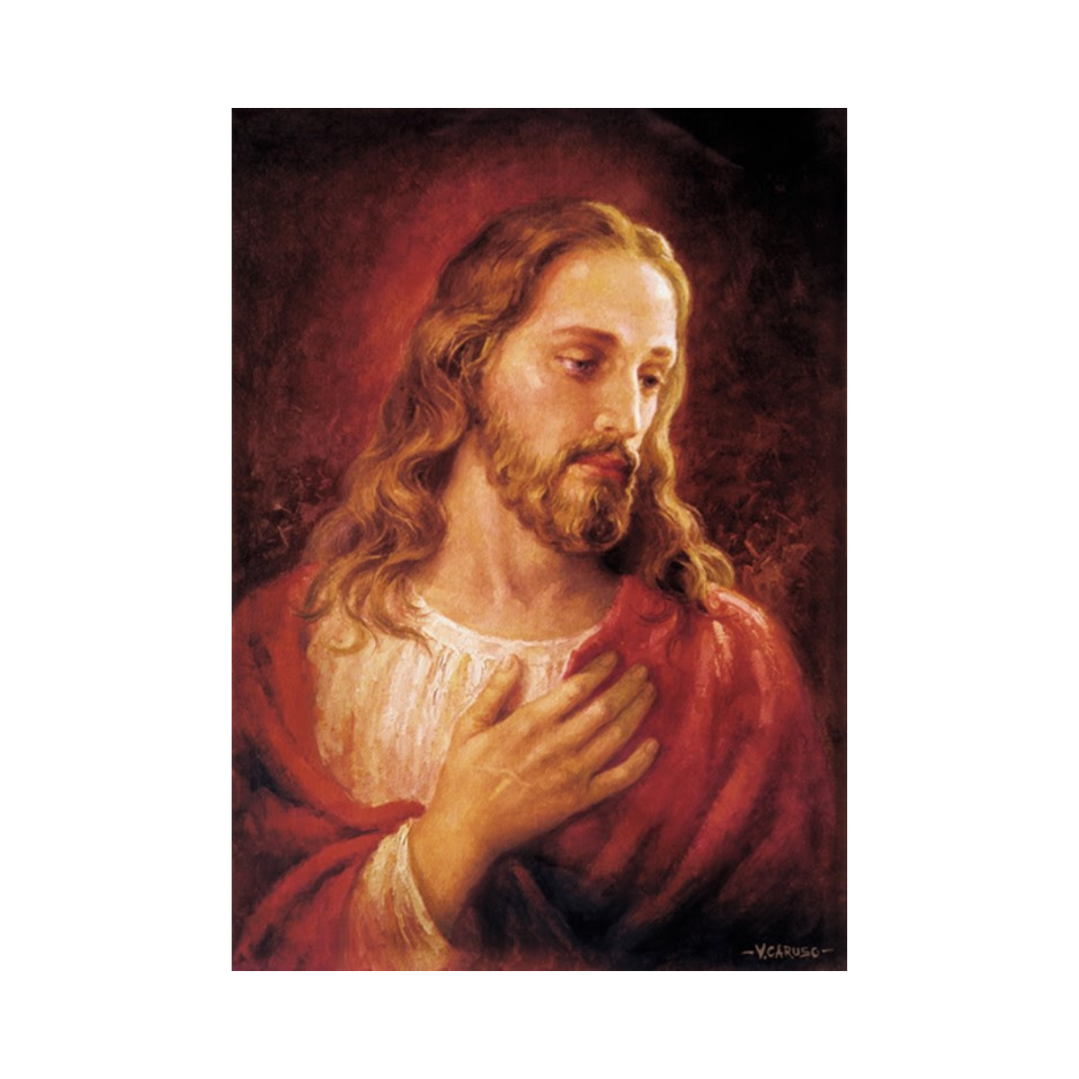 Tela Canva 30×40 Cristo Complacente
